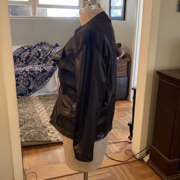 VENTO milano high end Italian top designer black bomber jacket - Picture 7 of 16